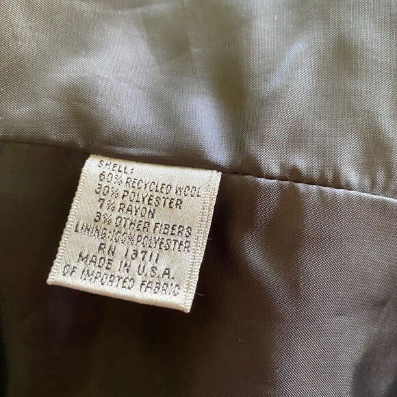 Lord  & Taylor Womens Vintage Wool Poly Jacket Blazer SZ 14W - Picture 10 of 12